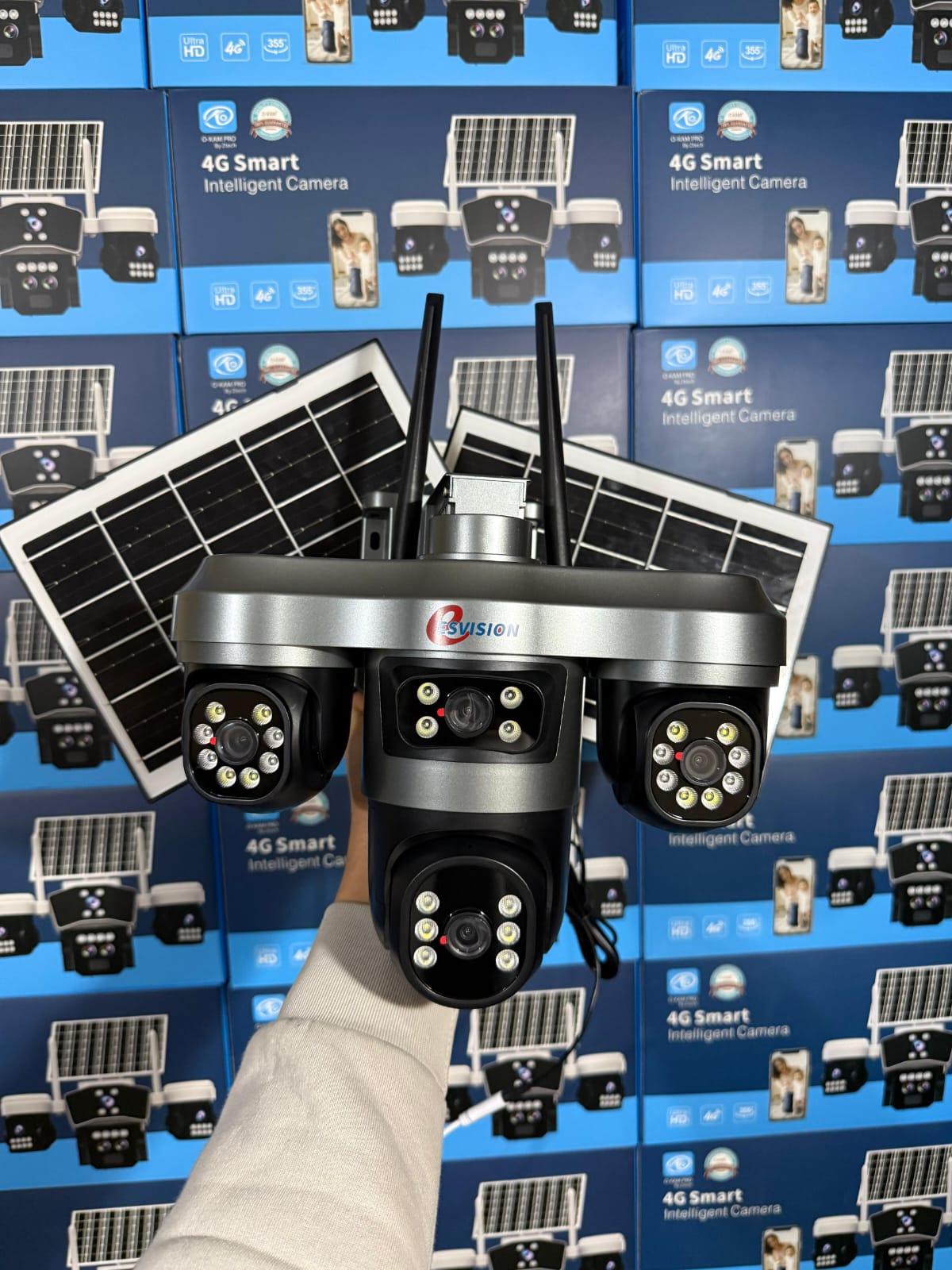 ESVİSİON 4 KAMERALI SOLAR ÜRÜN (16MP)