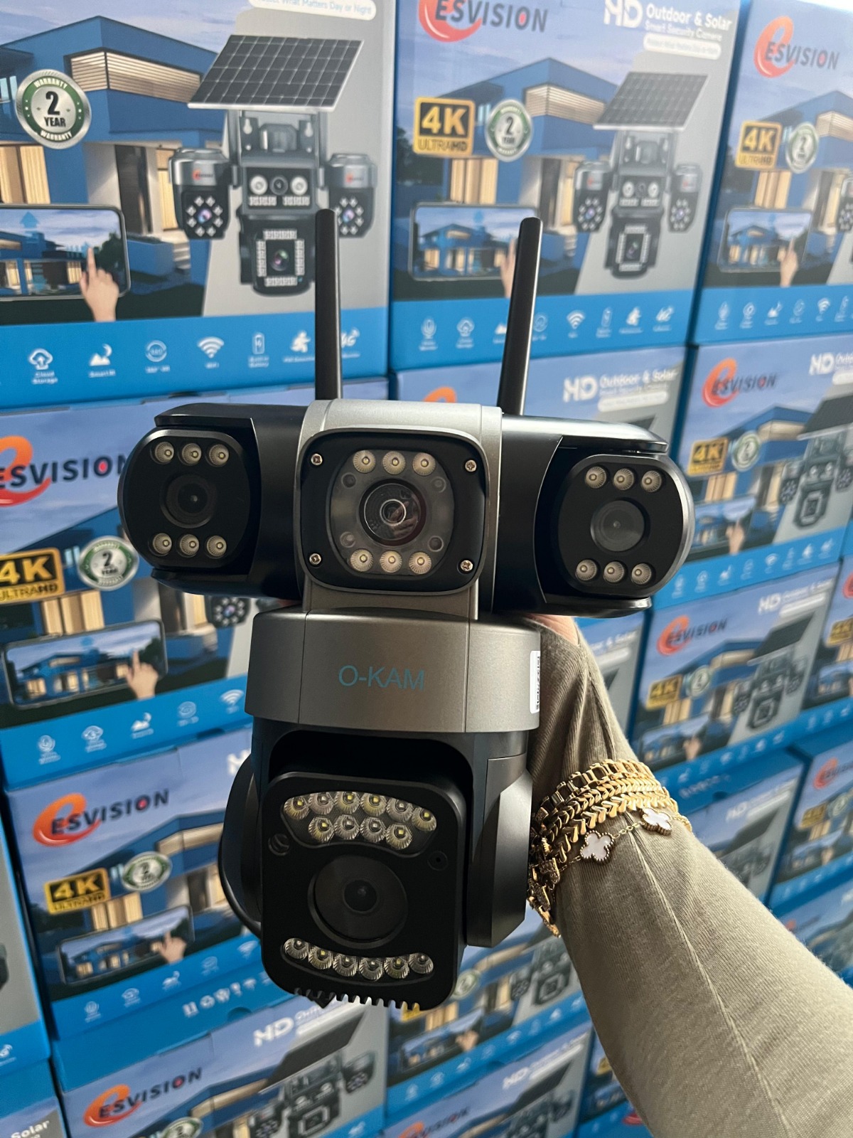 O-KAM 3 KAMERALI WİFİ ÜRÜN  (9MP)